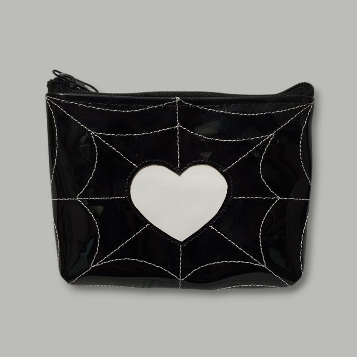 Monedero Telaraña Corazon